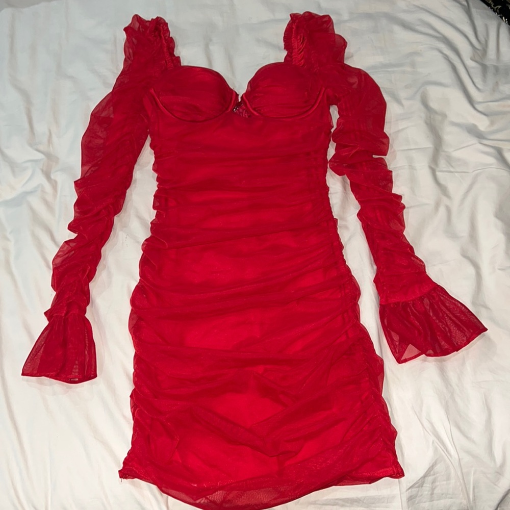 OhPolly Ruffle Dress